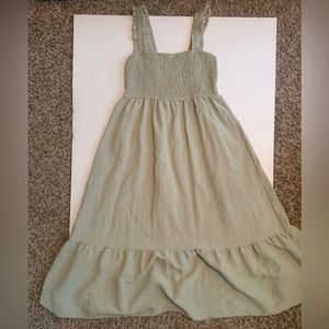 Smocked maxi dress